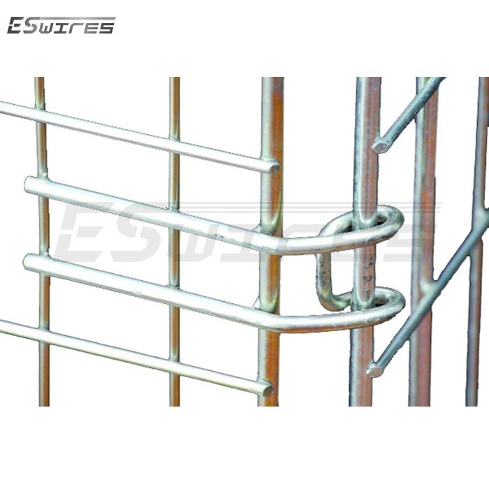 collapsible pallet cage hook