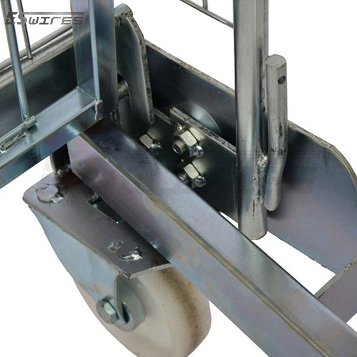 warehouse cages on wheels caster